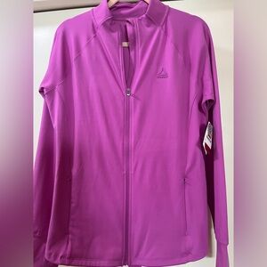 Reebok Lavender sports lightweight zipper jacket